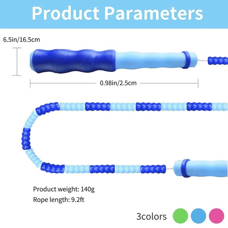 Skanto | Flexirope – Verstellbares Perlen-Springseil für effektives Cardio-Training