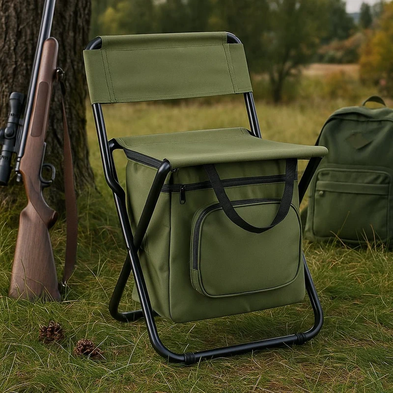 Skanto | Coolcamp Chair – Faltbarer Outdoor-Stuhl mit integrierter Kühlbox und Stauraum