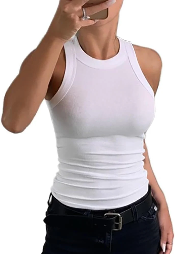 Skanto | Geripptes Racerback-Tanktop für Damen