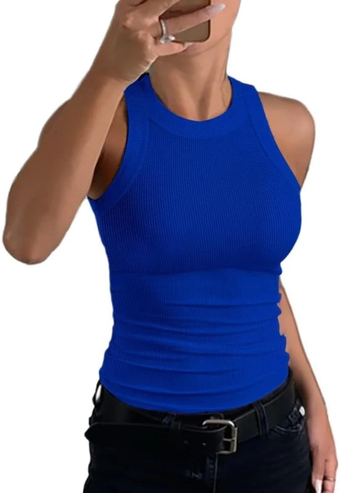 Skanto | Geripptes Racerback-Tanktop für Damen