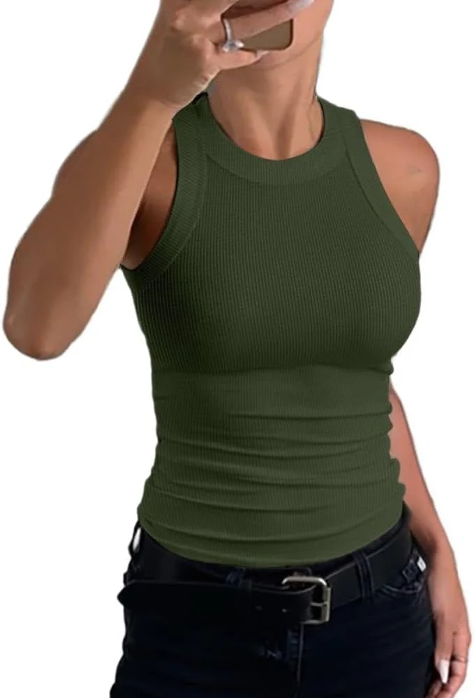 Skanto | Geripptes Racerback-Tanktop für Damen