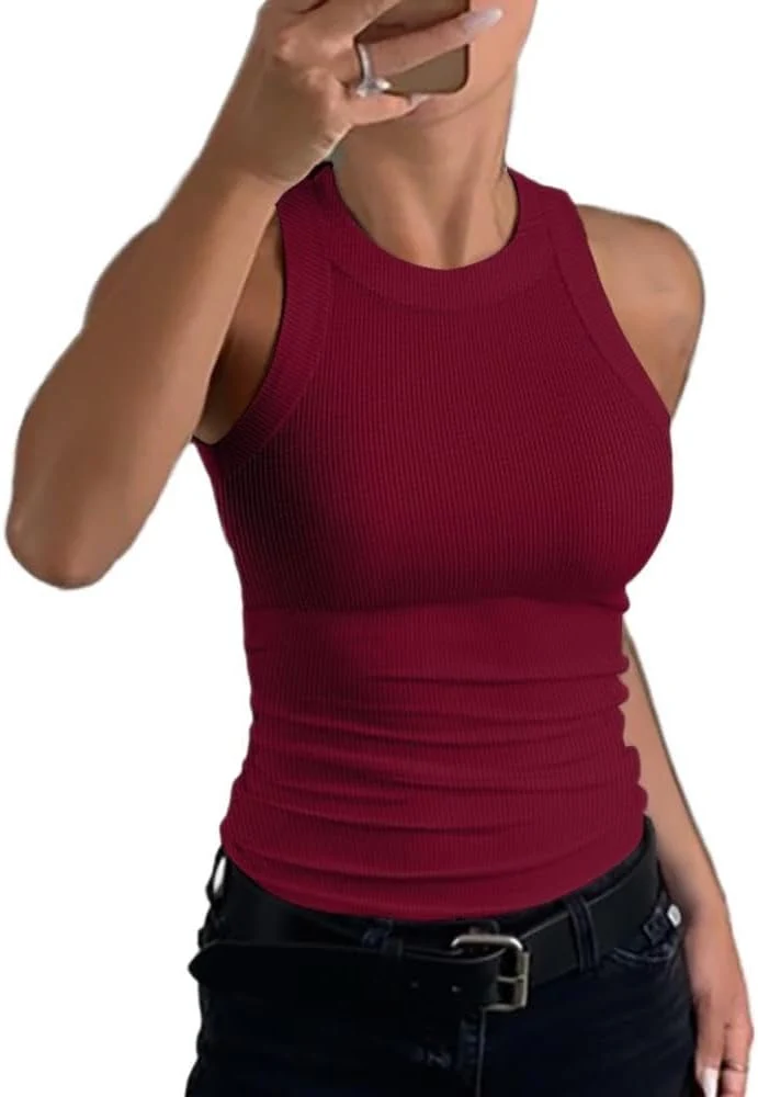 Skanto | Geripptes Racerback-Tanktop für Damen