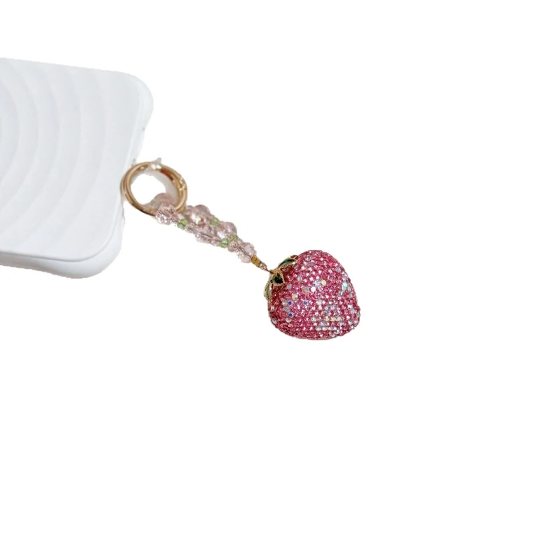 Erdbeer Charm Schlüsselanhänger Halter Brehn