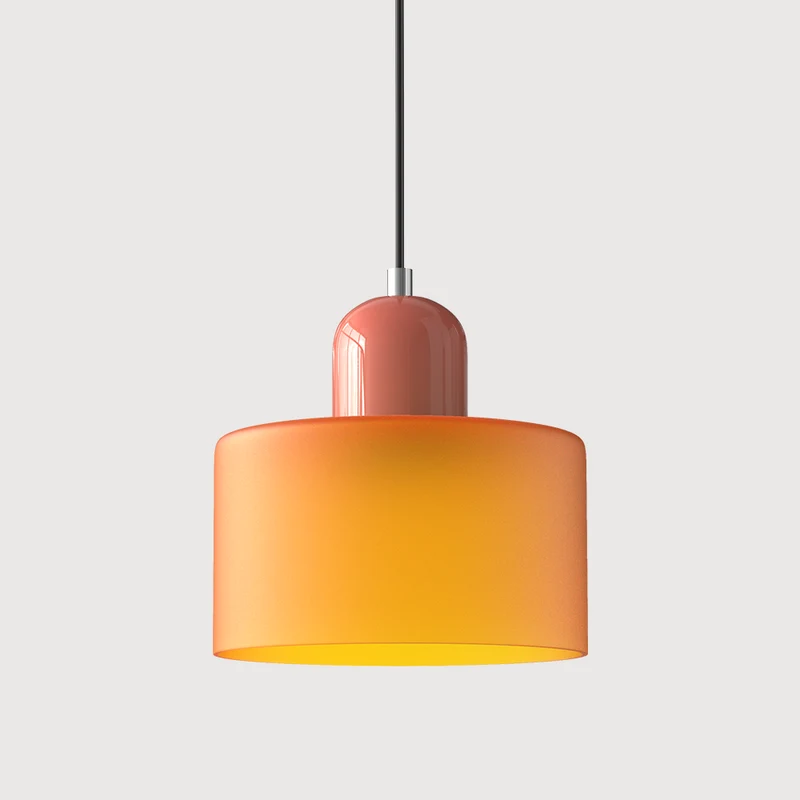 Skanto | Moderne Lampe mit farbigem Glas und geometrischer Form