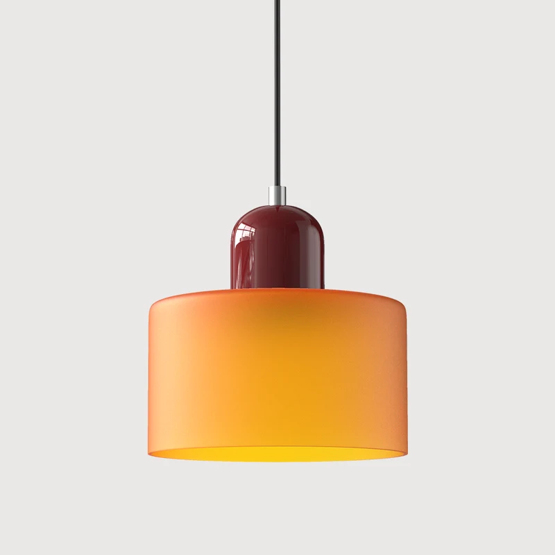 Skanto | Moderne Lampe mit farbigem Glas und geometrischer Form