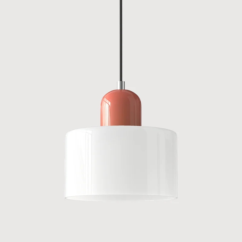 Skanto | Moderne Lampe mit farbigem Glas und geometrischer Form
