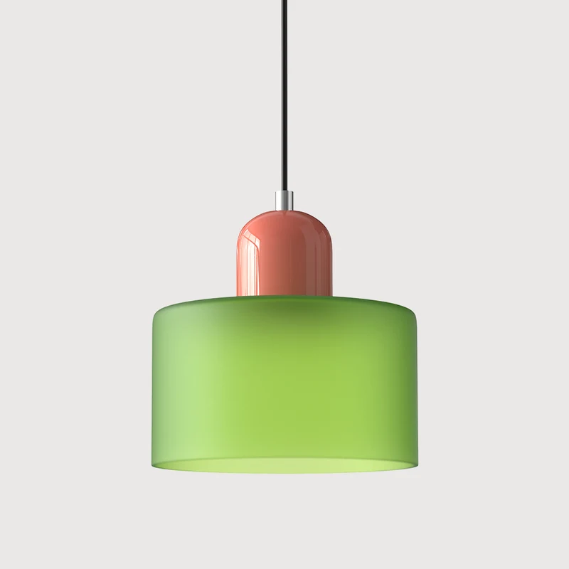 Skanto | Moderne Lampe mit farbigem Glas und geometrischer Form