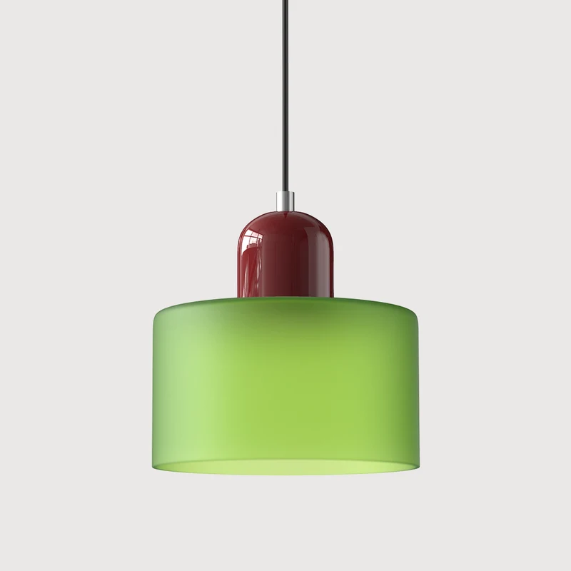 Skanto | Moderne Lampe mit farbigem Glas und geometrischer Form