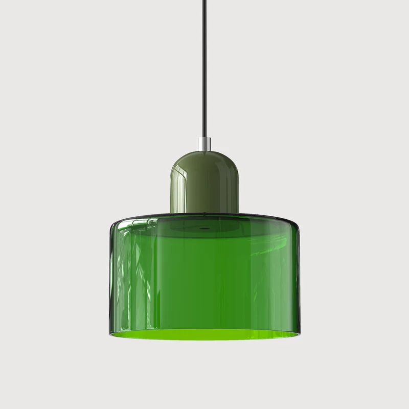 Skanto | Moderne Lampe mit farbigem Glas und geometrischer Form
