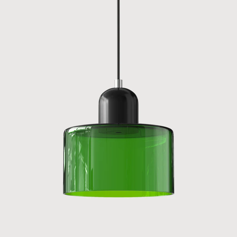 Skanto | Moderne Lampe mit farbigem Glas und geometrischer Form