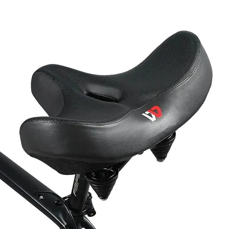 Skanto | Breiter Fahrradsattel für Herren, ergonomischer, stoßdämpfender Sitz