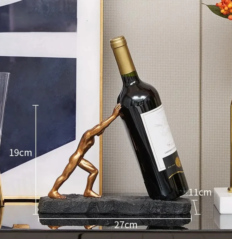 Skanto | Eleganter Weinregal aus Metall für den Tisch