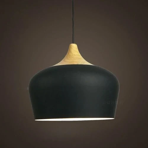 Skanto | Pendelleuchten aus Metall und Holz in zarten Pastellfarben