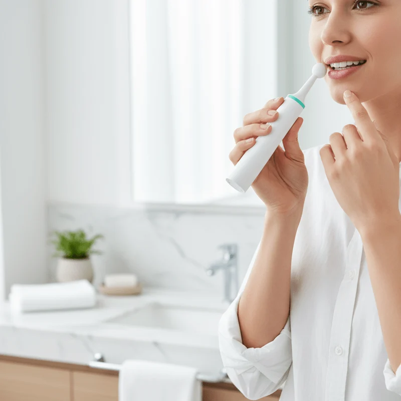 Skanto | SMILEPRO – Schallzahnbürste mit Ultraschalltechnologie für tiefe Mundhygiene