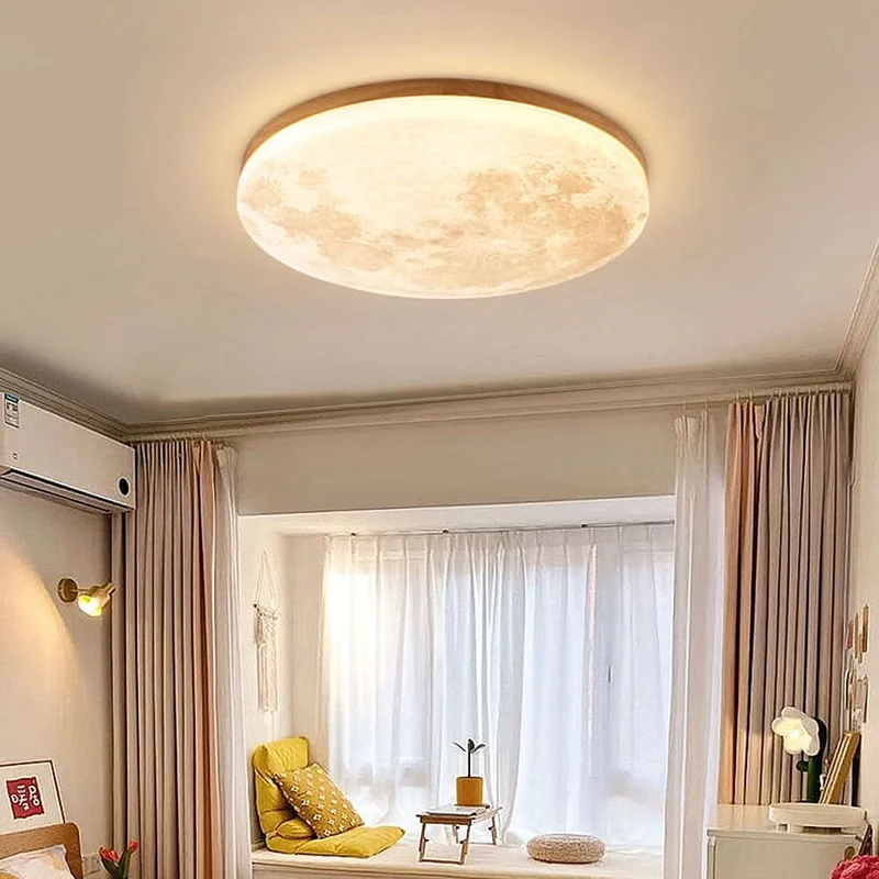 Skanto | Mond-inspirierte LED-Deckenlampe für moderne Innenräume