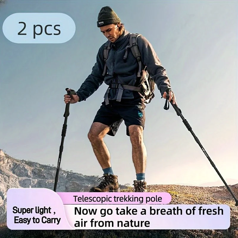 Skanto | HIKEMASTER PRO – Leichte, verstellbare Trekkingstöcke für Outdoor-Abenteuer