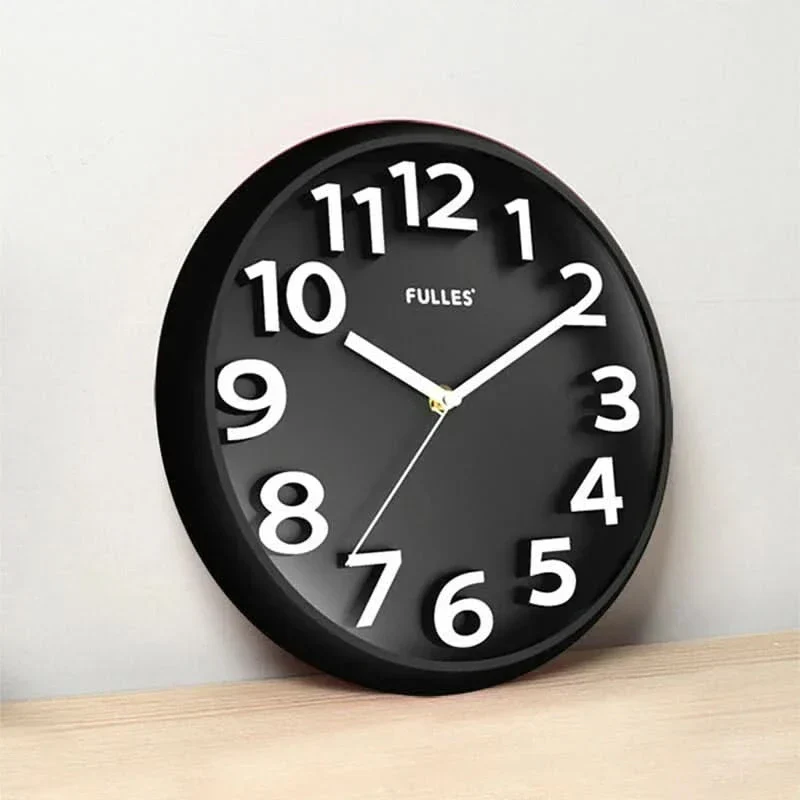 Skanto | Moderne minimalistische geräuschlose Wanduhr 12 Inch