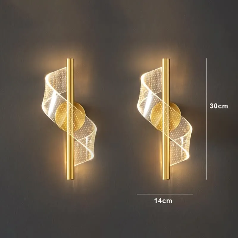 Skanto | Glasspilar Glas-Kerzenleuchter LED Wandleuchte Lichtquelle