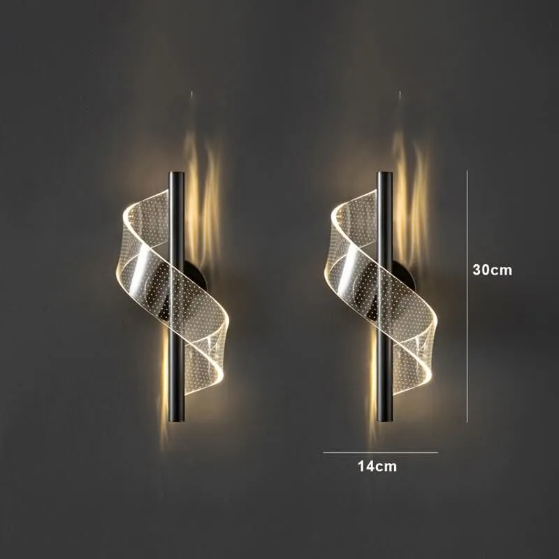Skanto | Glasspilar Glas-Kerzenleuchter LED Wandleuchte Lichtquelle