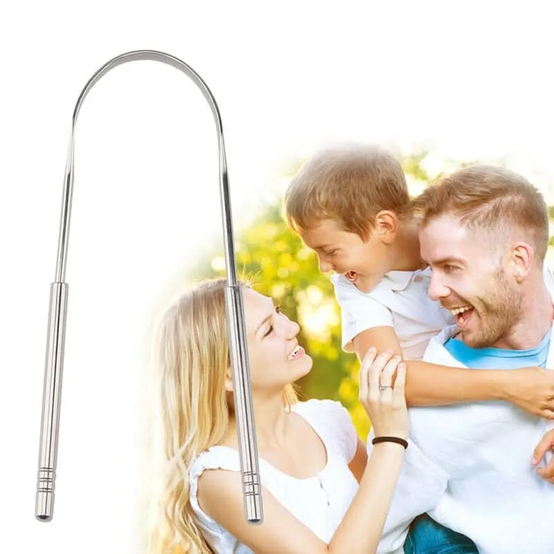 Skanto | Zungenschaber aus Edelstahl für frischen Atem und Mundhygiene