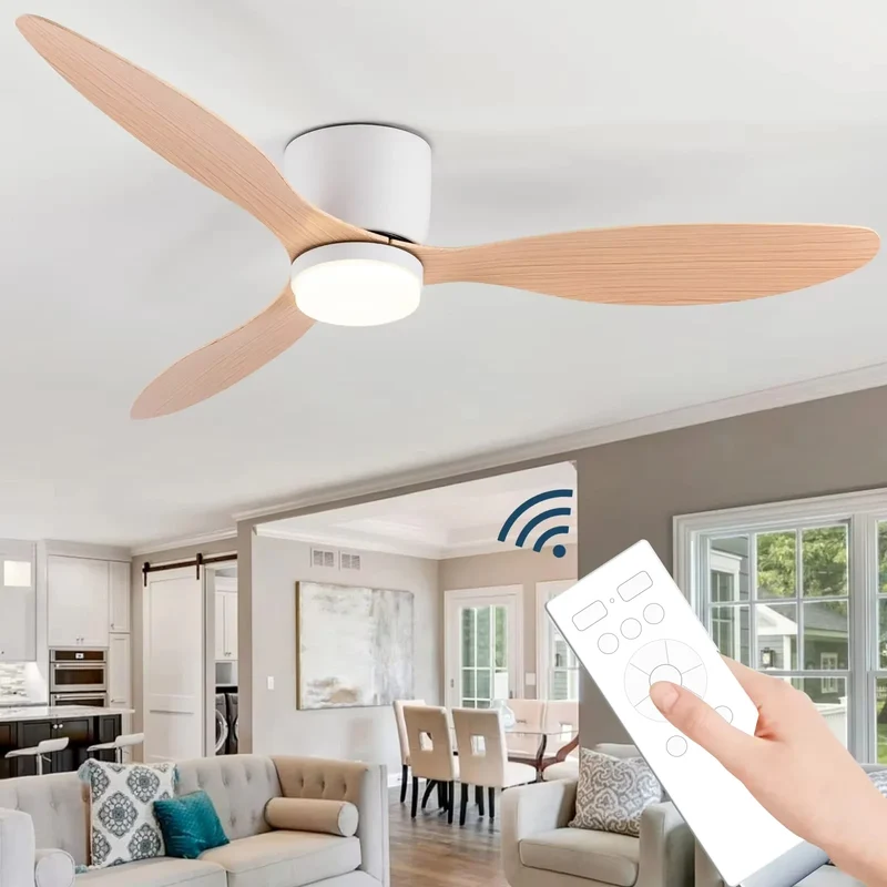 Skanto | Skandinavisches Design LED-Deckenventilator mit Licht