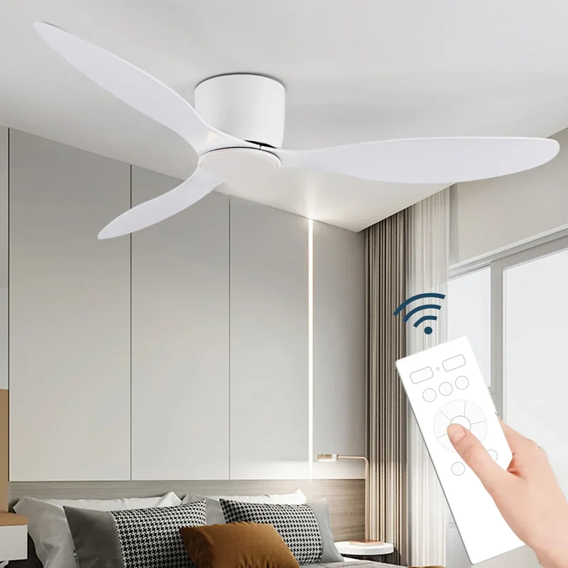 Skanto | Skandinavisches Design LED-Deckenventilator mit Licht