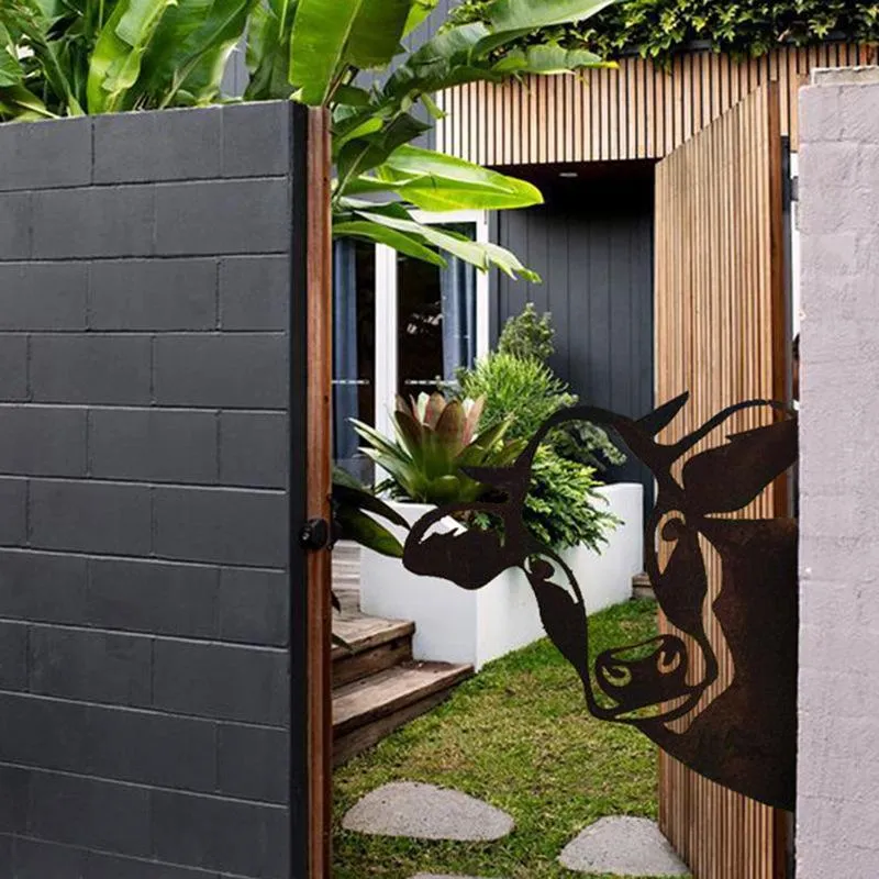 Skanto | Outdoor Garten Bauernhof Spähende Ziege Metallkunst Innendekoration
