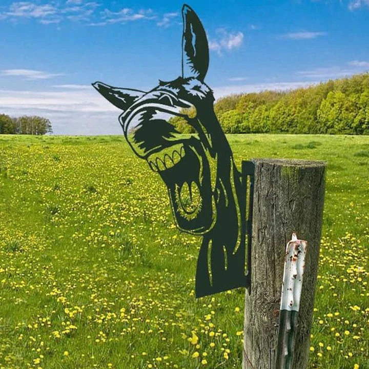 Skanto | Outdoor Garten Bauernhof Spähende Ziege Metallkunst Innendekoration