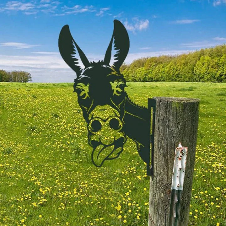 Skanto | Outdoor Garten Bauernhof Spähende Ziege Metallkunst Innendekoration