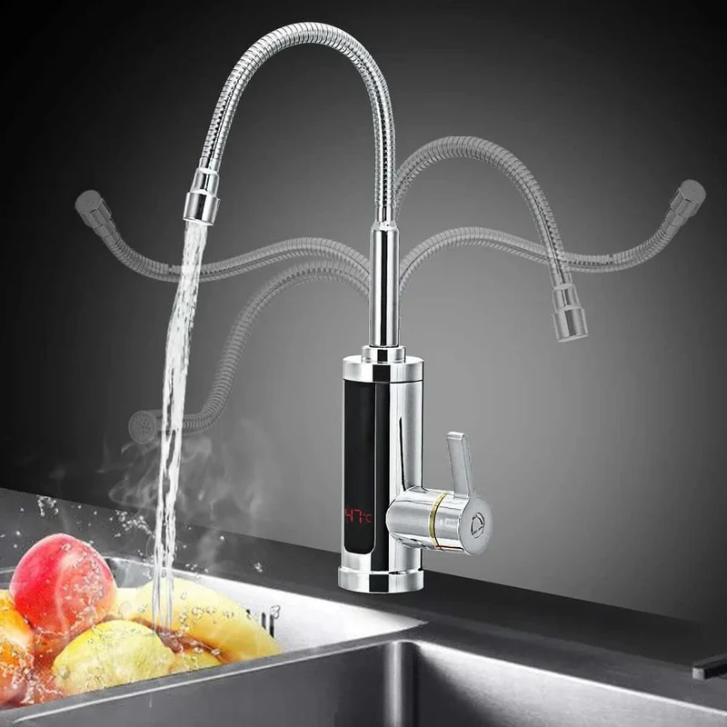 Skanto | 3000W Elektrischer Durchlauferhitzer Wasserhahn Tankloser Wasserhahn