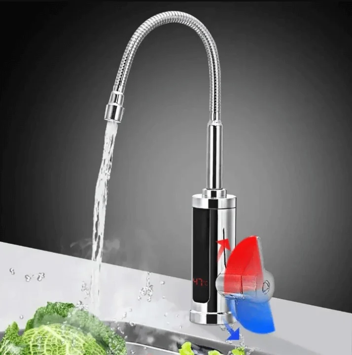 Skanto | 3000W Elektrischer Durchlauferhitzer Wasserhahn Tankloser Wasserhahn