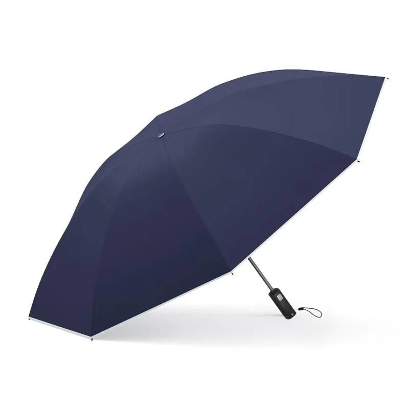 Skanto | Winddichter faltbarer Regenschirm mit Ringschnallen-Griff