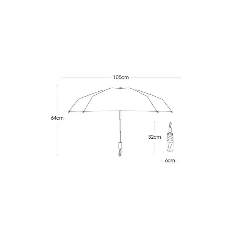 Skanto | WeatherGuard – Wind- und wasserdichter Taschenschirm