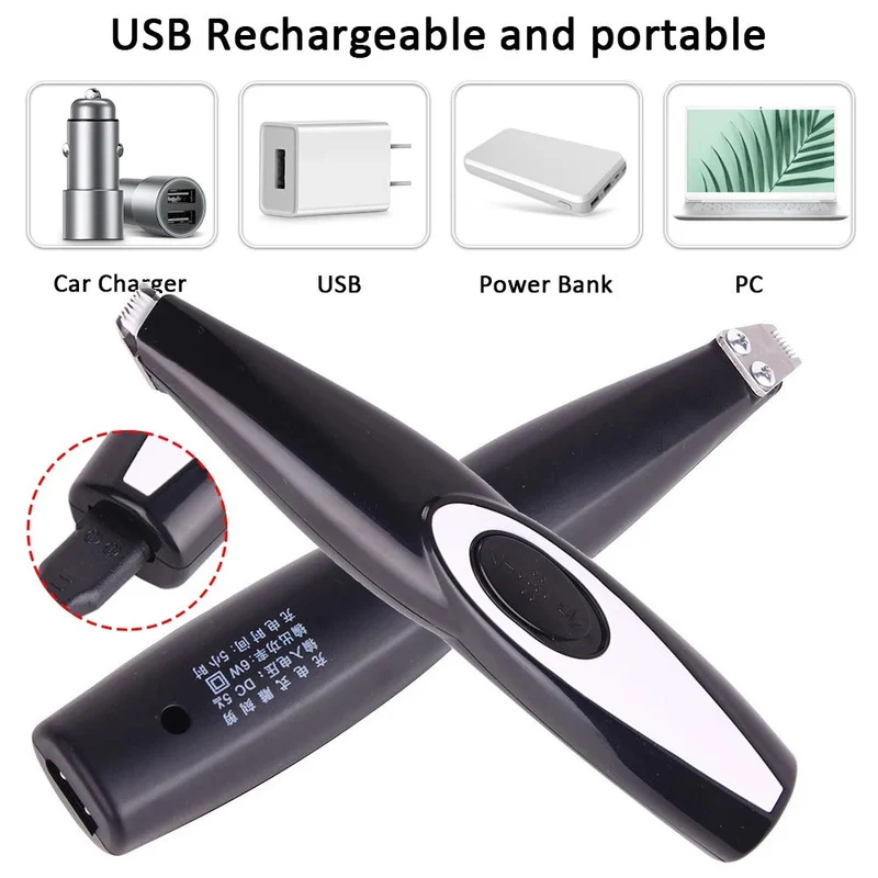 Neuer USB wiederaufladbarer Tierhaartrimmer Skanto