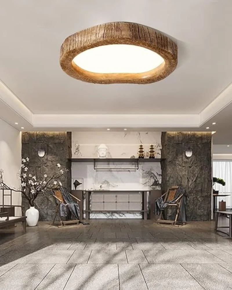 Skanto | Deckenlampe aus Holz mit dezentem Glanz