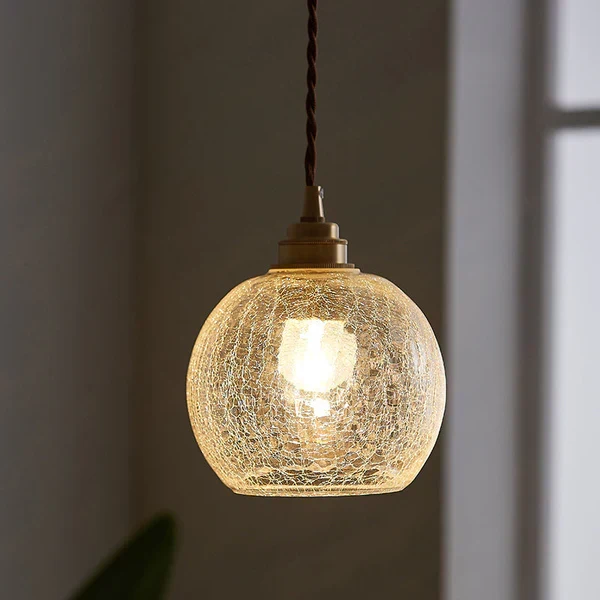 GlobeLight - Industrielle Pendelleuchte mit klarem Glasschirm Skanto