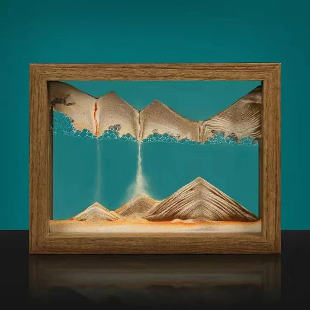 Skanto | Massivholz 3D Rotierendes Sandbild