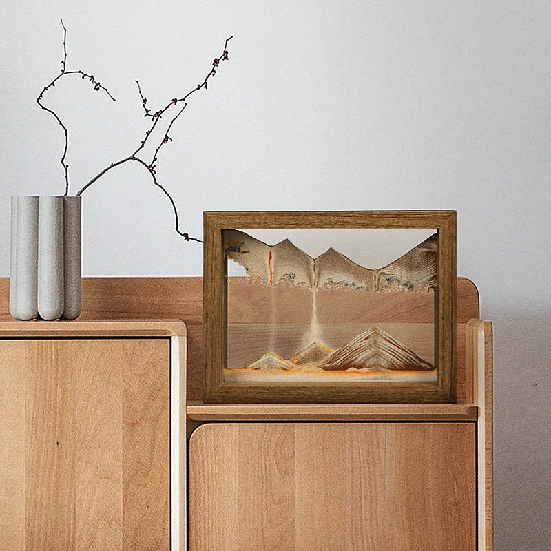 Skanto | Massivholz 3D Rotierendes Sandbild