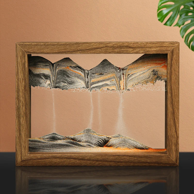 Skanto | Massivholz 3D Rotierendes Sandbild