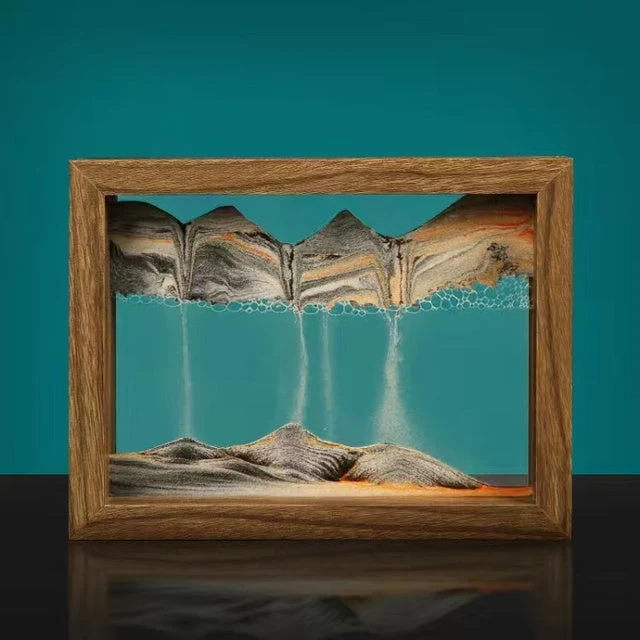 Skanto | Massivholz 3D Rotierendes Sandbild