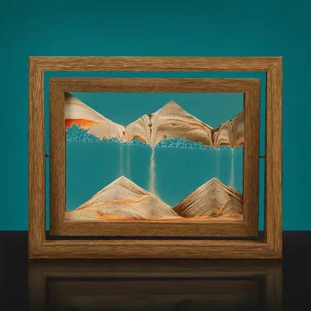 Skanto | Massivholz 3D Rotierendes Sandbild