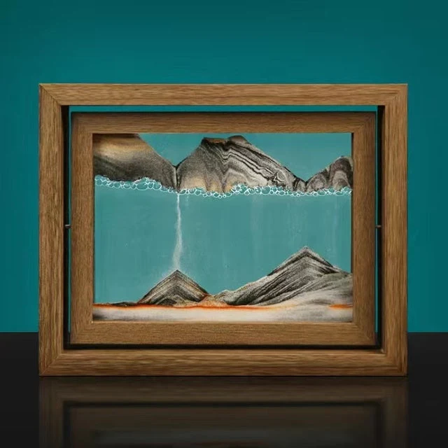 Skanto | Massivholz 3D Rotierendes Sandbild