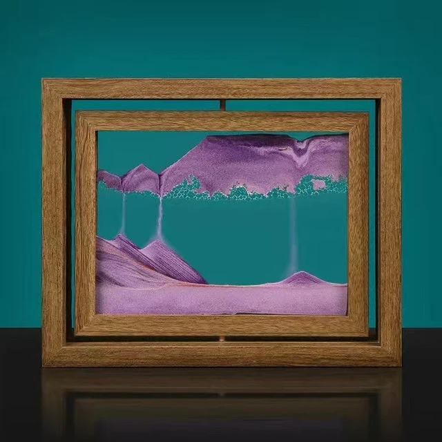 Skanto | Massivholz 3D Rotierendes Sandbild