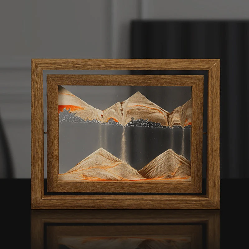 Skanto | Massivholz 3D Rotierendes Sandbild