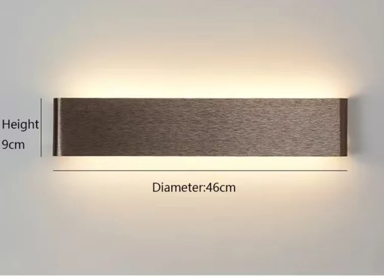 Skanto | Moderne LED-Wandleuchte – Elegantes Design aus Aluminium & Glas
