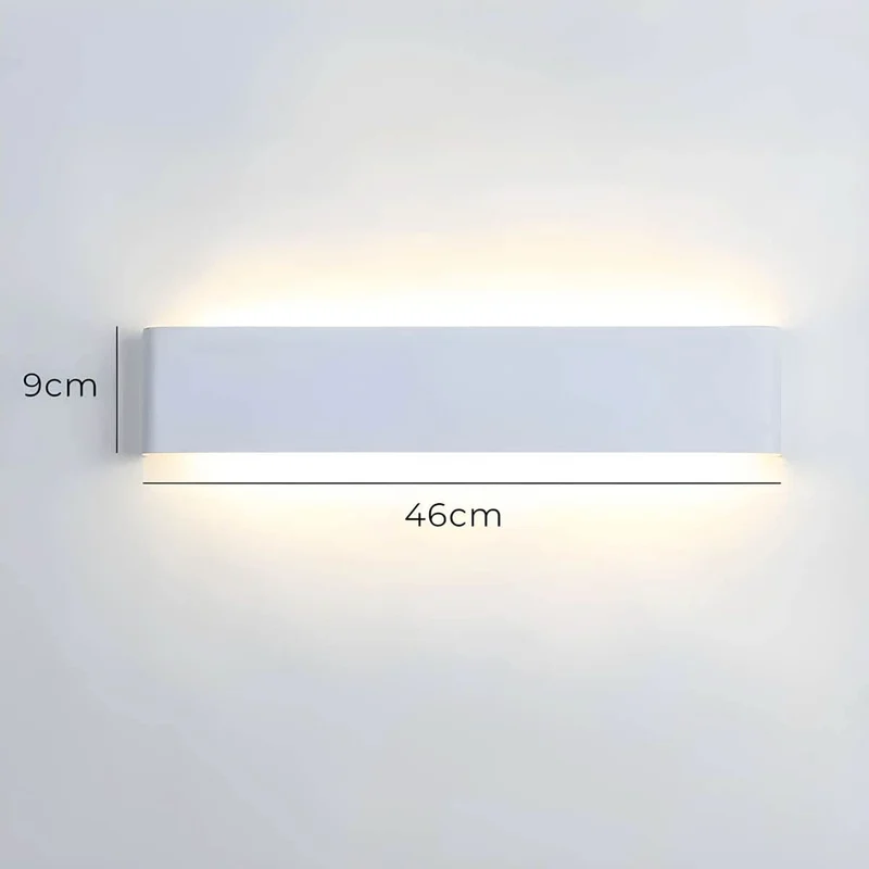 Skanto | Moderne LED-Wandleuchte – Elegantes Design aus Aluminium & Glas