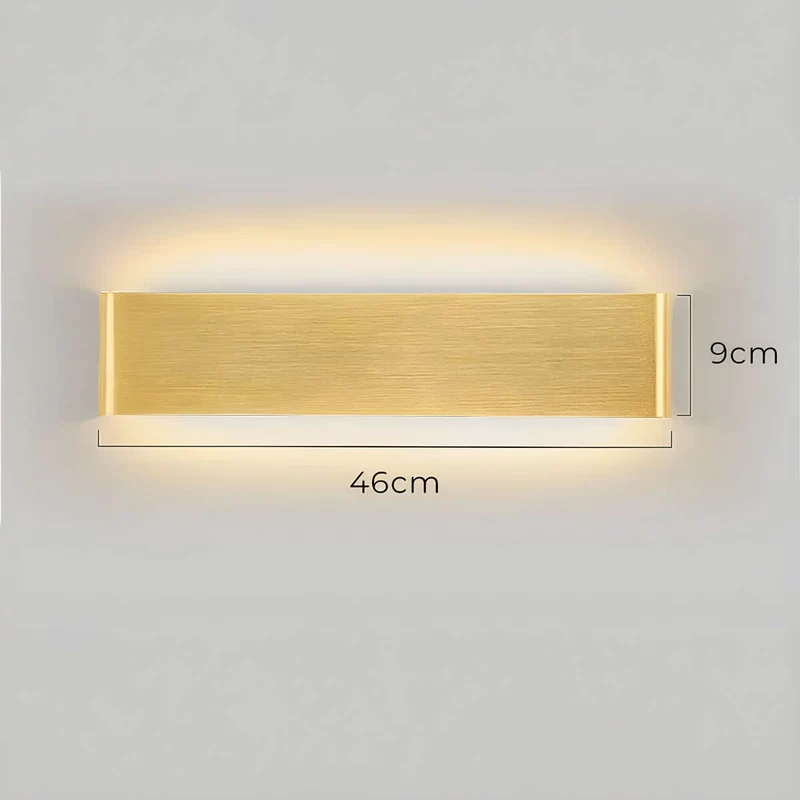 Skanto | Moderne LED-Wandleuchte – Elegantes Design aus Aluminium & Glas
