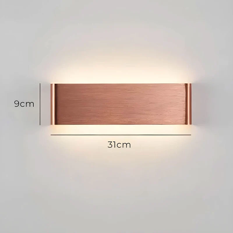 Skanto | Moderne LED-Wandleuchte – Elegantes Design aus Aluminium & Glas