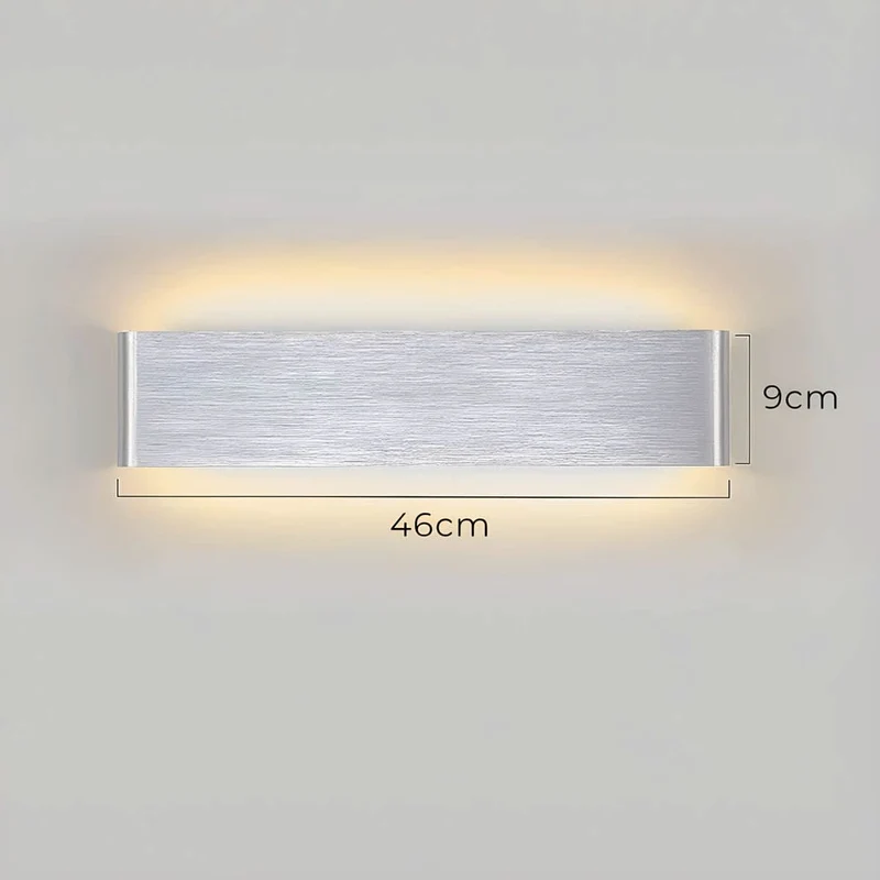 Skanto | Moderne LED-Wandleuchte – Elegantes Design aus Aluminium & Glas