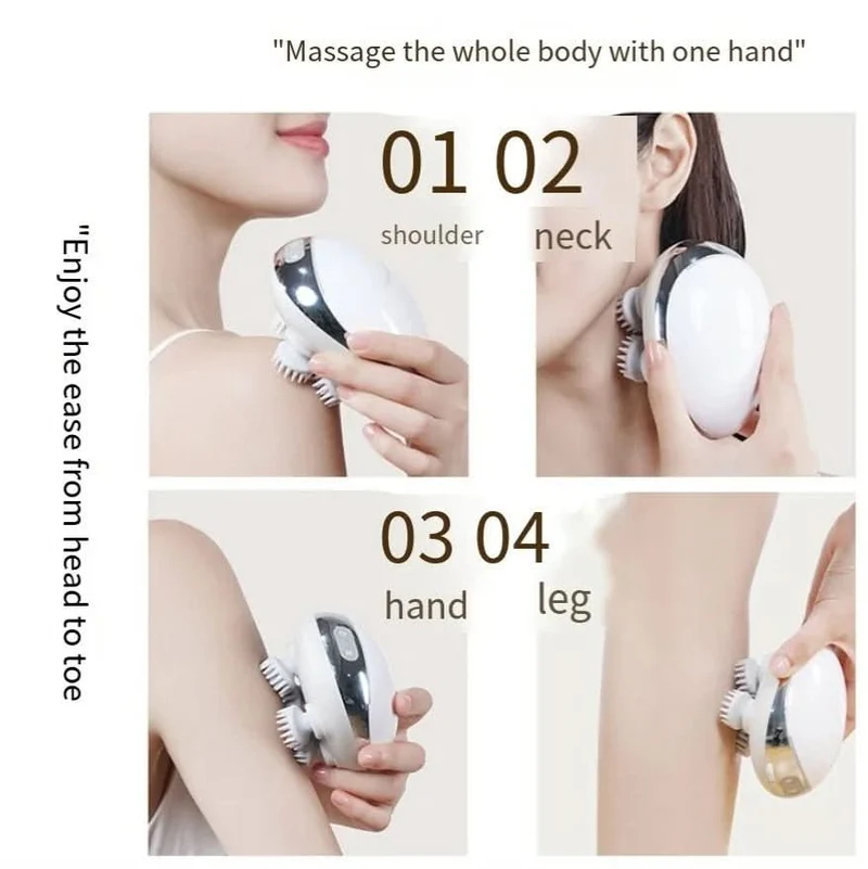 Skanto | Luxuriöses Rotlicht-Kopfhautmassagegerät für Haarwachstum & Entspannung